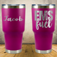 Personalized EMS 30oz Tumbler, Custom EMT & Paramedic Gift, Laser Engraved Stainless Steel Travel Mug, First Responder Cup (Copy) (Copy) (Copy)