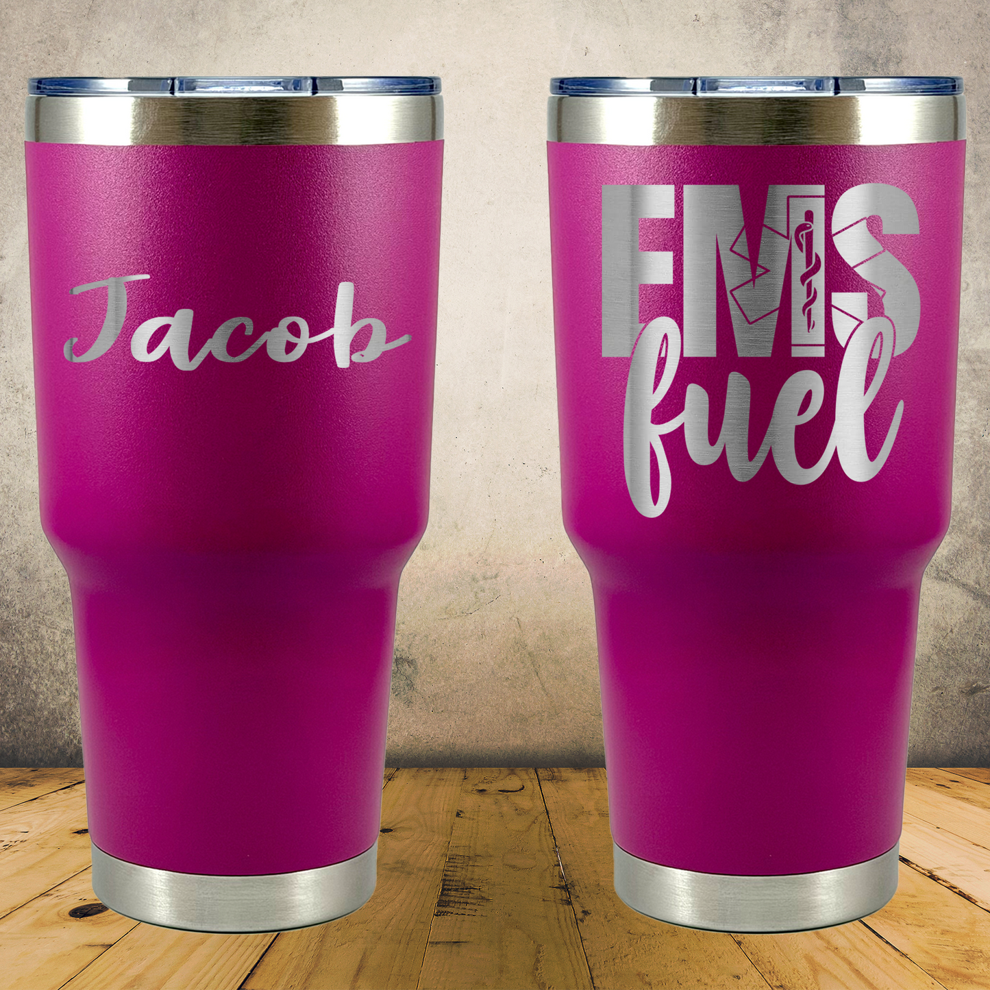 Personalized EMS 30oz Tumbler, Custom EMT & Paramedic Gift, Laser Engraved Stainless Steel Travel Mug, First Responder Cup (Copy) (Copy) (Copy)