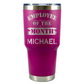 Personalized Employee of the Month Tumbler 30oz Custom Laser Engraved Cup