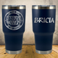 Personalized Essential Worker Tumbler 30oz Custom Laser Engraved Cup