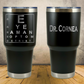 Personalized Optometrist Tumbler 30oz Custom Stainless Steel Laser Engraved Tumbler, Ophthalmologist Present, Eye Doctor Gift, Optometry Professionals, Vision Care Professional Gift