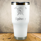 Personalized Laser Engraved Tumbler 30oz for Firefighter Maltese Cross with Axe