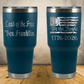 Personalized Laser Engraved Tumbler 30oz 1776–2026 USA We The People