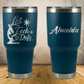Personalized Lab Tech Tumbler, Custom 30oz Laboratory Technician Laser Engraved Stainless Steel Cup