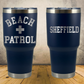 Personalized Lifeguard Tumbler 30oz Stainless Steel Cup, Custom Laser Engraved Lifeguard Gift, Beach Rescue Crew