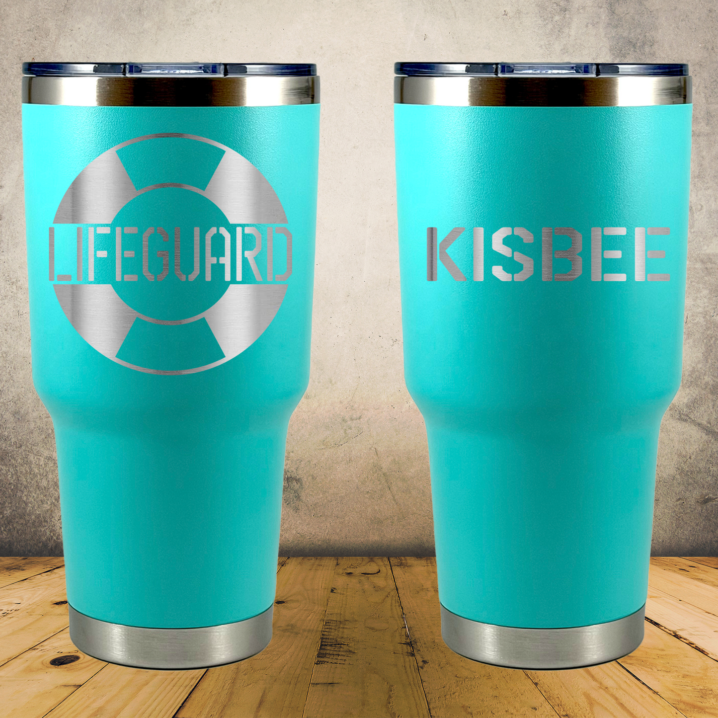 Personalized Lifeguard Tumbler 30oz Stainless Steel Cup, Custom Laser Engraved Lifeguard Gift, Beach Rescue Crew