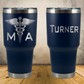 Personalized Medical Assistant Tumbler 30oz Stainless Steel Cup, Custom Laser Engraved CMA Gift, Medical Assistant Appreciation