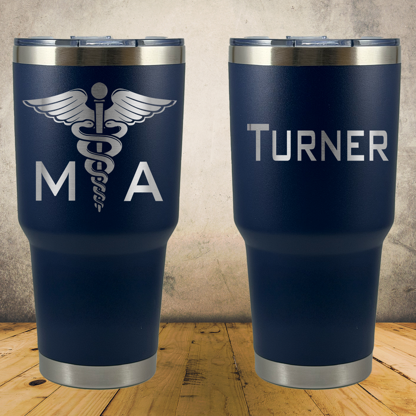 Personalized Medical Assistant Tumbler 30oz Stainless Steel Cup, Custom Laser Engraved CMA Gift, Medical Assistant Appreciation