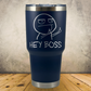 Personalized Funny Middle Finger Tumbler 30oz Stainless Steel Cup, F-Off Sarcastic Gift