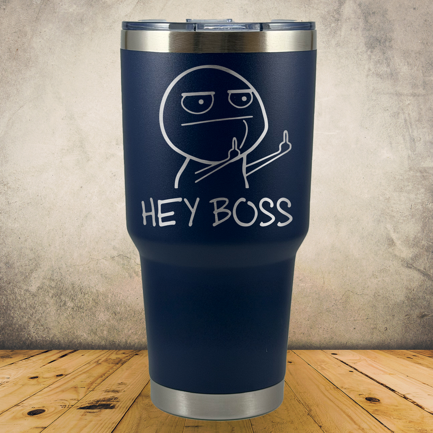 Personalized Funny Middle Finger Tumbler 30oz Stainless Steel Cup, F-Off Sarcastic Gift