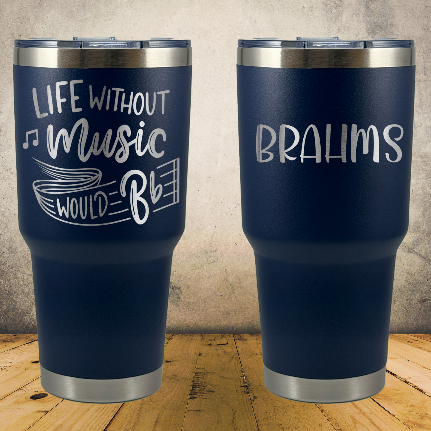 Personalized Music Teacher Tumbler 30oz Custom Laser Engraved Cup