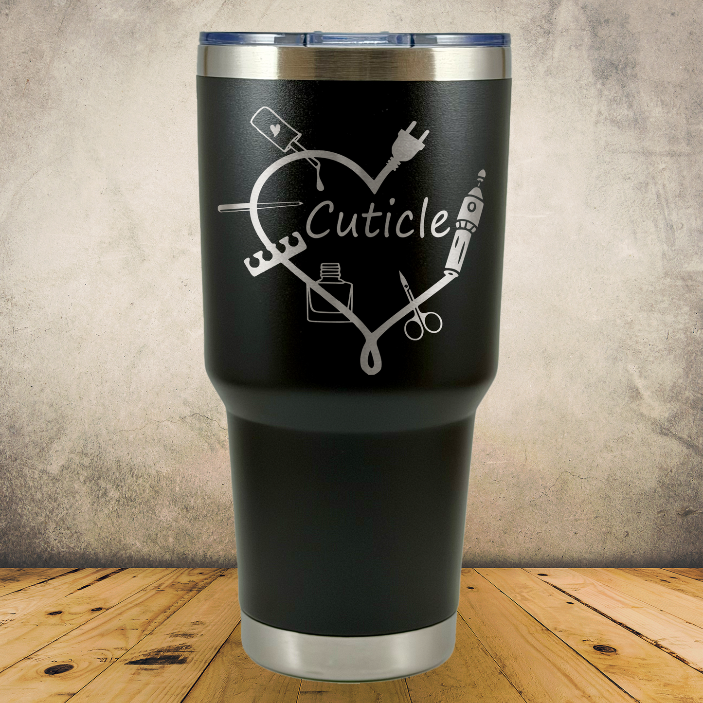 Personalized Manicurist Tumbler 30oz Custom Laser Engraved Cup