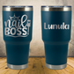Personalized Manicurist Tumbler 30oz Custom Laser Engraved Cup