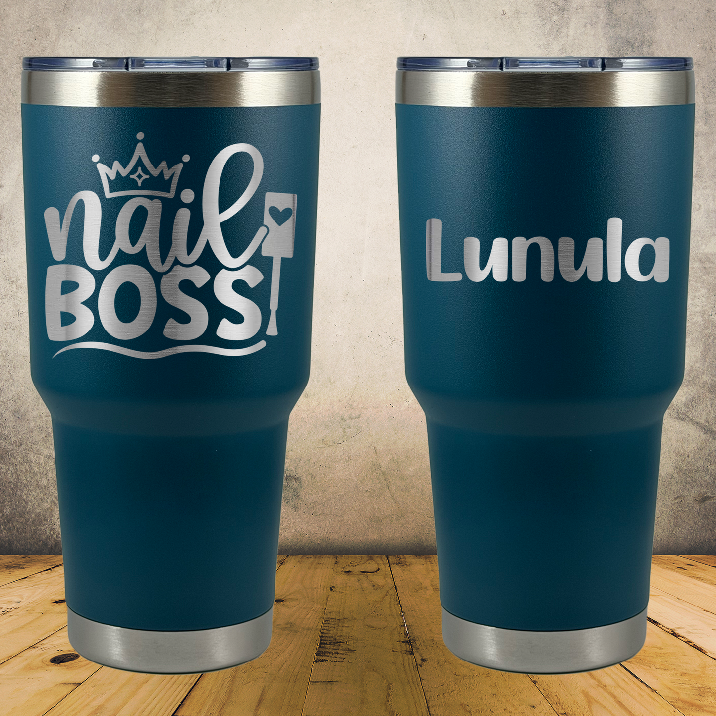 Personalized Manicurist Tumbler 30oz Custom Laser Engraved Cup