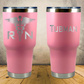 Personalized Nurse Tumbler 30oz Custom Stainless Steel Laser Engraved Travel Mug, RN Gift, Nursing Student Gift, Nurse Appreciation Gift