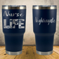 Personalized Nurse Tumbler, Custom 30oz Laser Engraved Stainless Steel Cup for Nursing School Graduation Gift