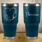 Personalized Nurse Tumbler, Custom 30oz Laser Engraved Stainless Steel Cup for Nursing School Graduation Gift