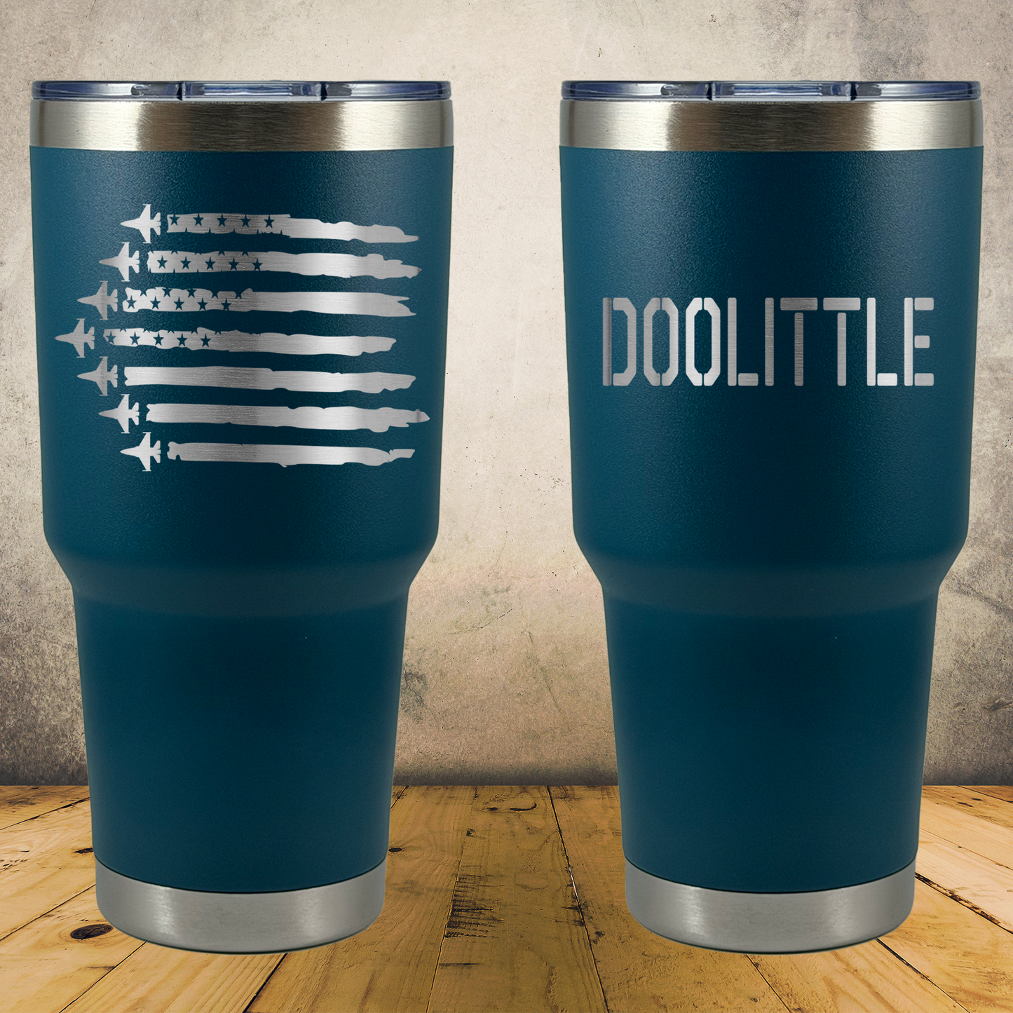 Personalized Pilot Tumbler, 30oz Stainless Steel Laser Engraved Travel Mug, Custom Aviation Gift for Air Force and Navy Pilot