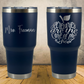 Personalized Laser Engraved Tumbler 30oz  for School Office Clerical, Secretary Appreciation Gift, Administrative Assistant Present, Office Managers, End of School Year Gift