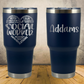 Personalized Social Worker Tumbler 30oz Custom Laser Engraved Cup