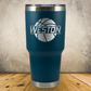 Personalized Basketball Split Monogram Travel Tumbler - Laser Engraved