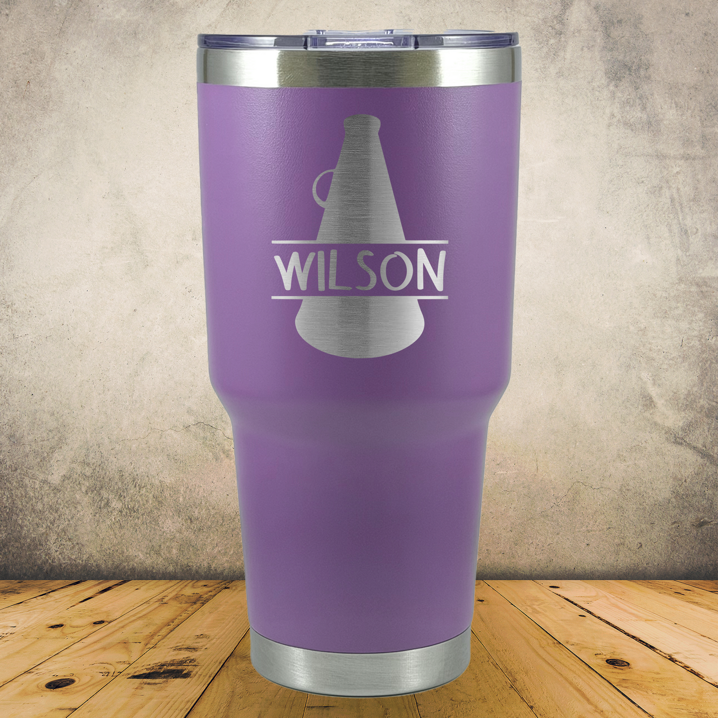Personalized Cheerleader Tumbler 30oz Custom Laser Engraved Cup