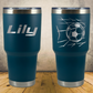 Personalized Laser Engraved Tumbler 30oz Soccer Ball in Net Gift for Players, Coaches & Fans