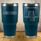 Personalized Laser Engraved Tumbler 30oz Basketball Backboard Gift for Players, Coaches & Fans