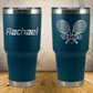 Personalized Laser Engraved Tumbler 30oz Tennis for Players, Coaches & Fans