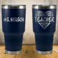 Personalized Laser Engraved Tumbler 30oz Teacher Appreciation or Back to School Gift
