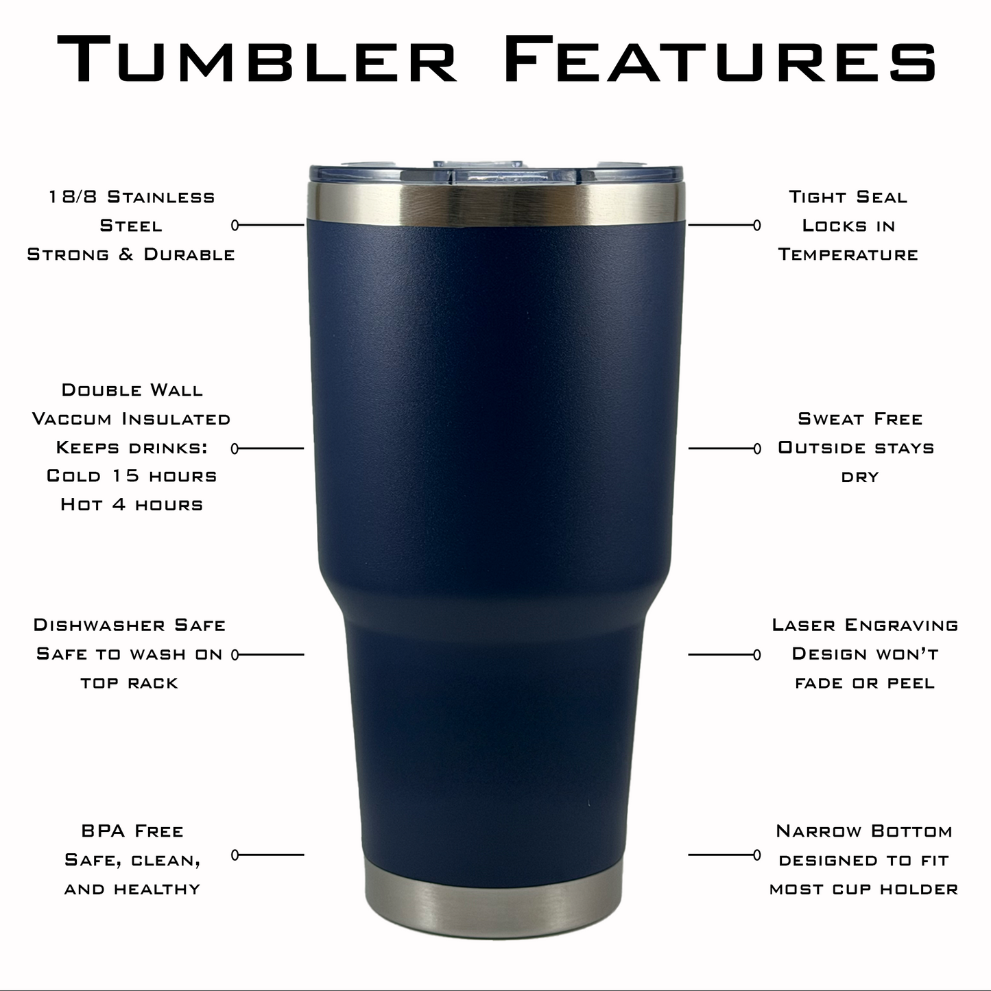 Personalized Husband and Wife Tumblers Set of 2 For Mr and Mrs, Couples, Custom 30oz Mugs, Laser Engraved Stainless Steel Cup (Copy) (Copy)