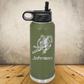 Personalized Laser Engraved Water Bottle 20/32oz for Hockey Players, Coaches & Fans