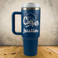 Personalized Chef Tumbler 40oz Custom Laser Engraved Cup w/Handle