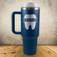 Personalized Dentist Tumbler, Custom Laser Engraved 40oz Stainless Steel Cup with Handle