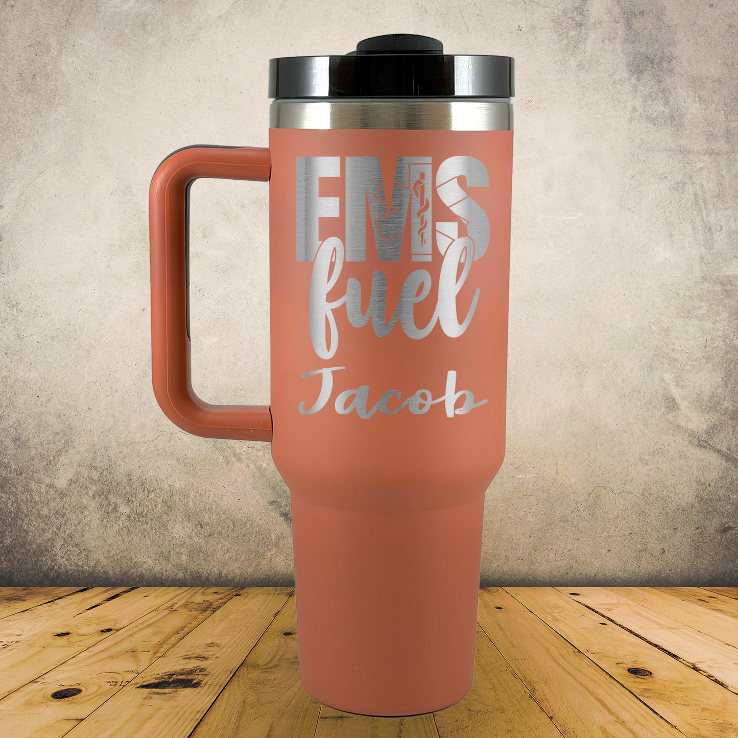 Personalized EMS 40oz Tumbler with Handle, Custom EMT & Paramedic Gift, Laser Engraved Stainless Steel Travel Mug, First Responder Cup (Copy) (Copy) (Copy)