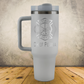 Personalized Laser Engraved Tumbler with Handle 40oz for Firefighter Battalion Chief