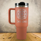 Personalized Laser Engraved Tumbler with Handle 40oz for Firefighter Chief