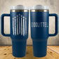Personalized Pilot Tumbler, 40oz Stainless Steel Laser Engraved Travel Mug w/ Handle, Custom Aviation Gift for Air Force and Navy Pilot