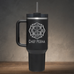 Personalized Firefighter Battalion Chief Handle Tumbler Laser Engraved