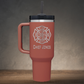 Personalized Firefighter Chief Handle Tumbler Laser Engraved