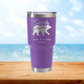 Personalized Mama Bear with Kids' Names Travel Tumbler - Laser Engraved