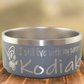 Personalized Pet Bowl Parents - Laser Engraved