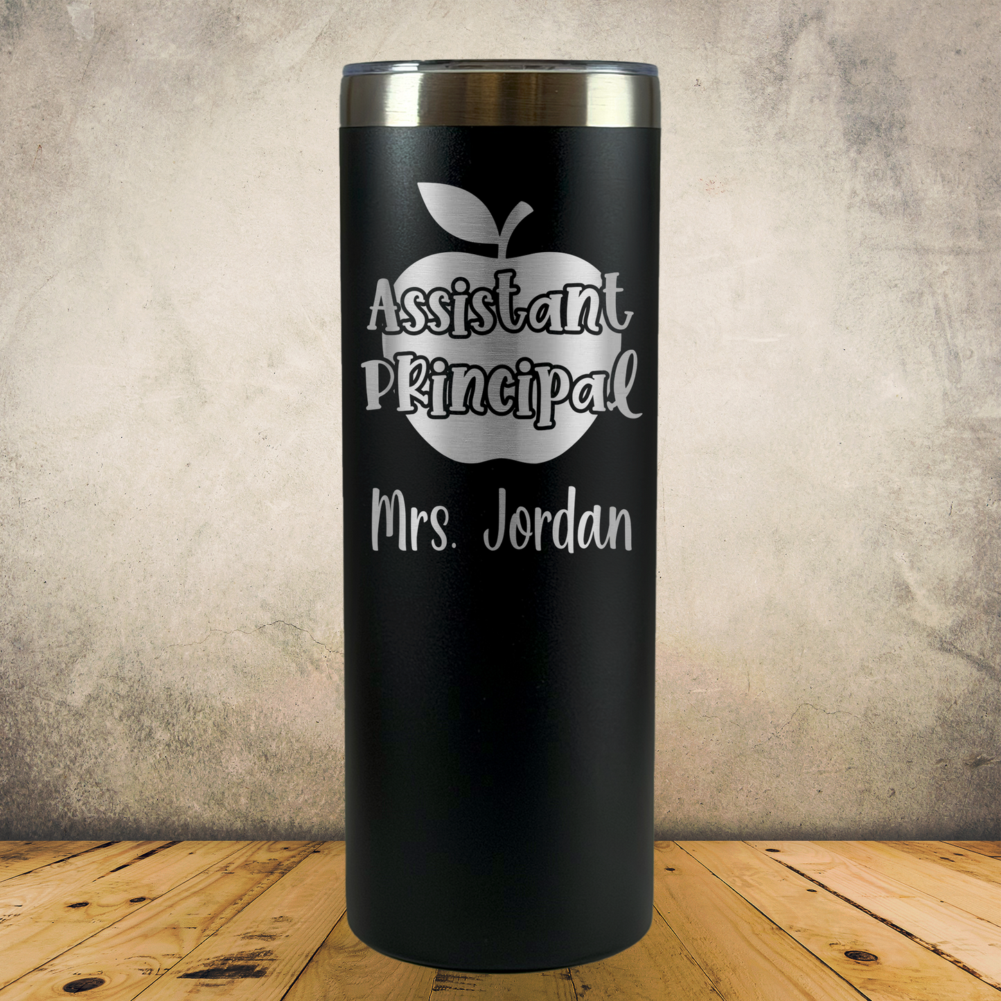 Personalized Laser Engraved Tumbler 20oz for Assistant Principal, Vice Principal, School Administrator, Back to School, End of School Year or Retirement Gift