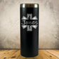 Personalized EMS 20oz Skinny Tumbler, Custom EMT & Paramedic Gift, Laser Engraved Stainless Steel Travel Mug, First Responder Cup