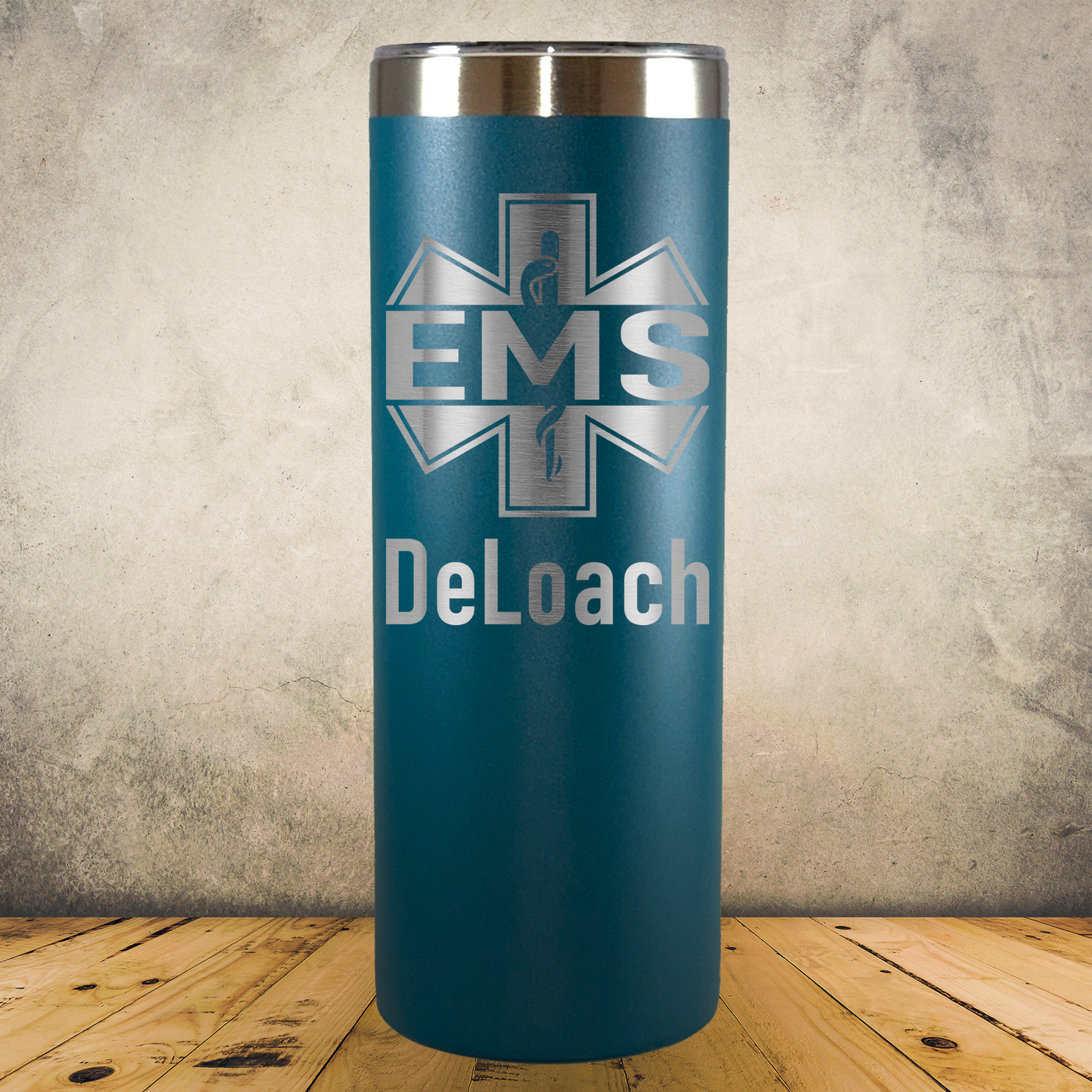 Personalized EMS 20oz Skinny Tumbler, Custom EMT & Paramedic Gift, Laser Engraved Stainless Steel Travel Mug, First Responder Cup (Copy)