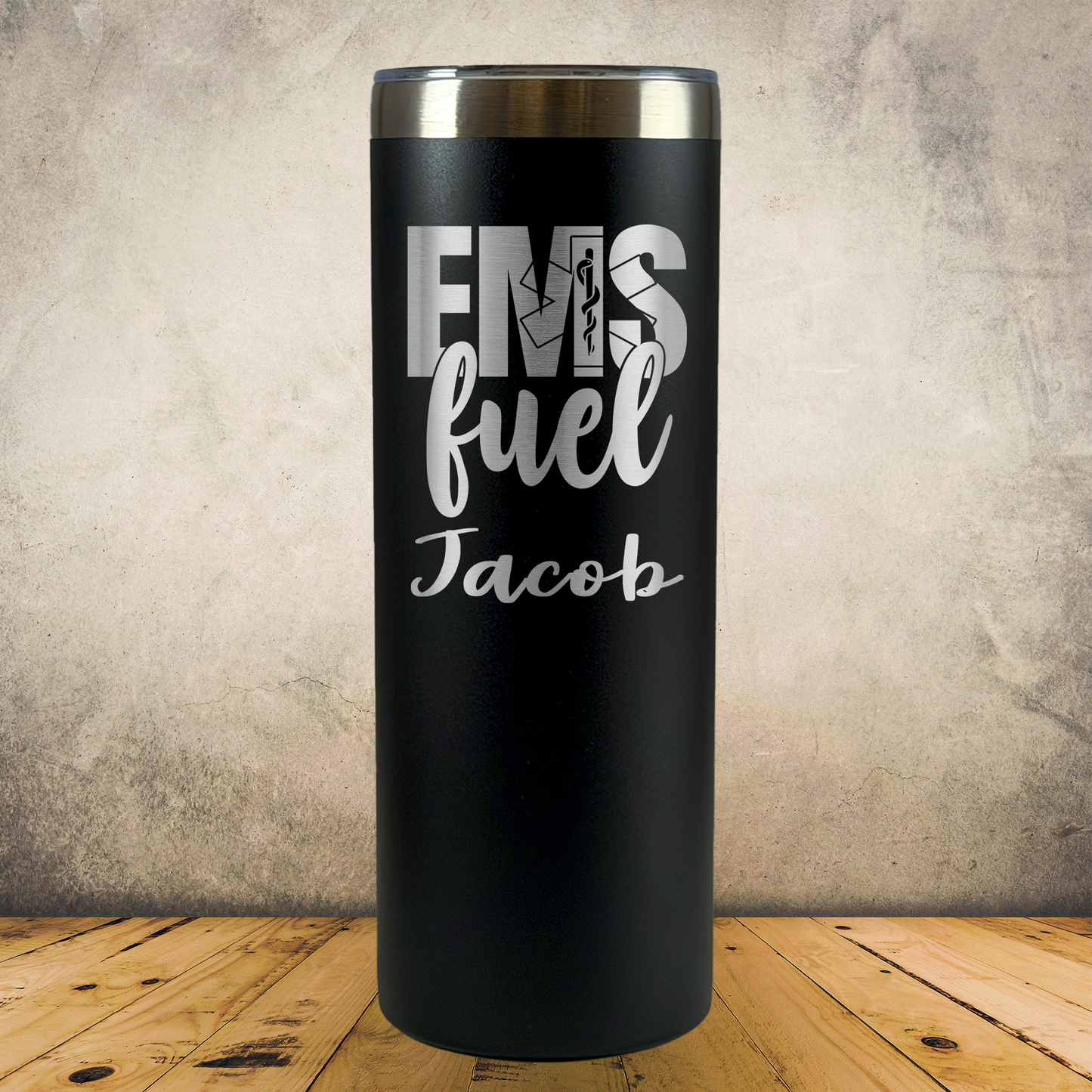 Personalized EMS 20oz Skinny Tumbler, Custom EMT & Paramedic Gift, Laser Engraved Stainless Steel Travel Mug, First Responder Cup (Copy) (Copy) (Copy)