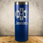 Personalized EMT 20oz Skinny Tumbler, Custom Paramedic & EMS Gift, Laser Engraved Stainless Steel Travel Mug, First Responder Cup
