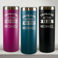 Personalized Employee of the Month Tumbler 20oz Skinny Custom Laser Engraved Cup