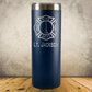 Personalized Laser Engraved Tumbler 20oz Skinny for Firefighter Lieutenant