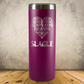 Personalized Occupational Therapist Tumbler 20oz Skinny Custom Laser Engraved Cup